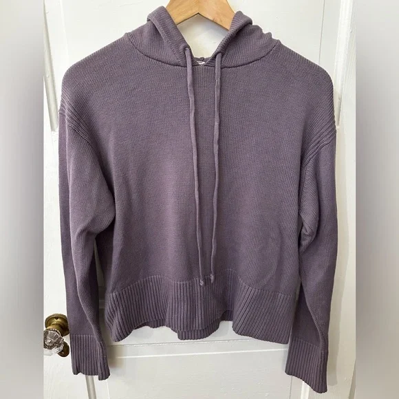 Lululemon Double Knit Sweater Hoodie Dusky Lavender Sz XS/S - Picture 3 of 11